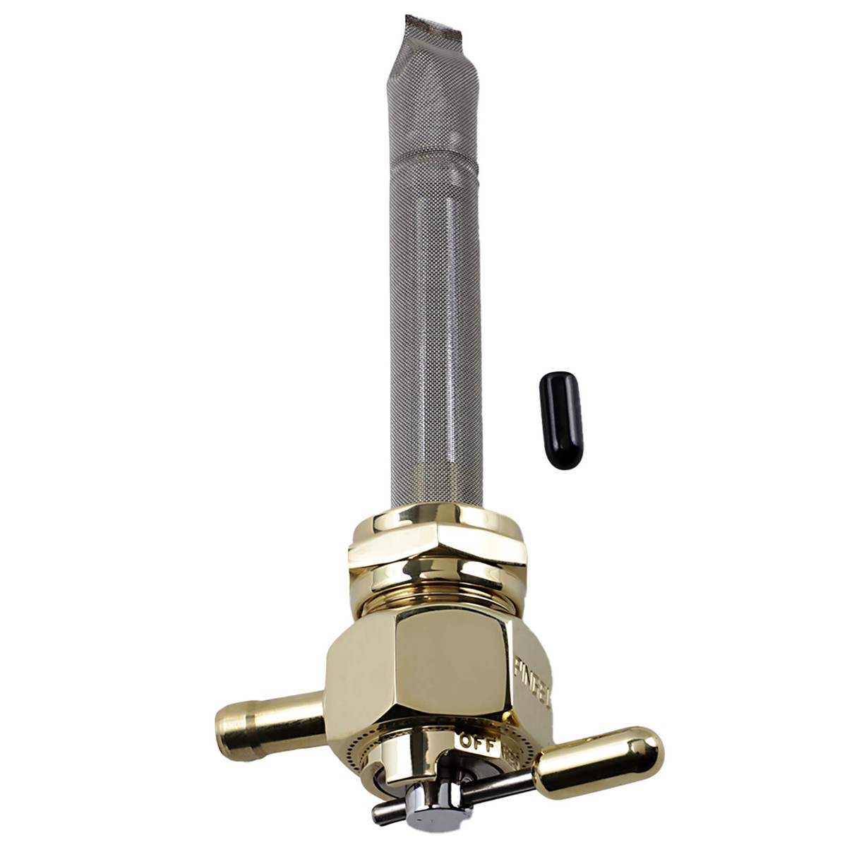 22MM Power-Flo Petcock - Hex Body - Brass - Inward