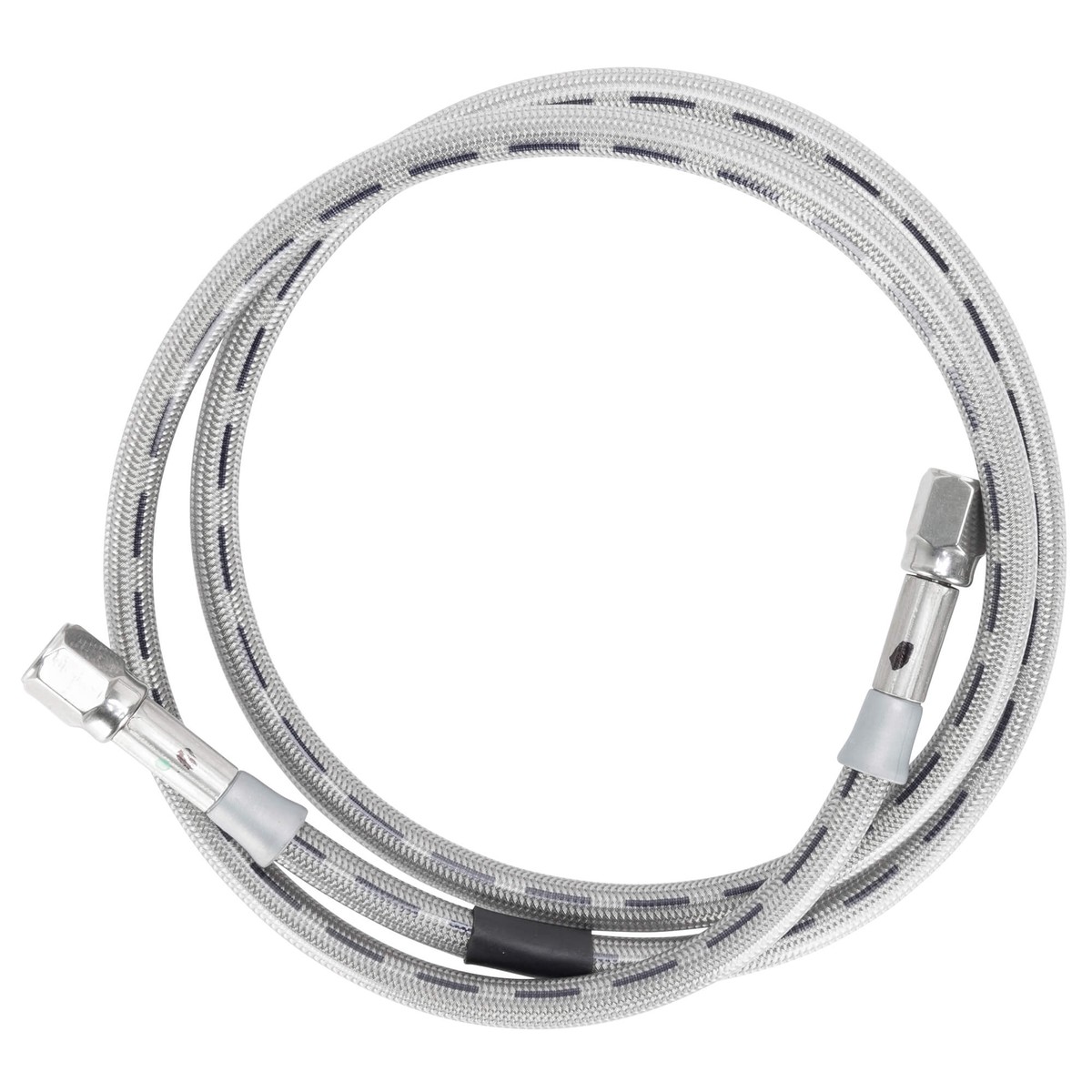 30347TC-C - Universal Braided Stainless Brake Line - 47 - Clear Coated