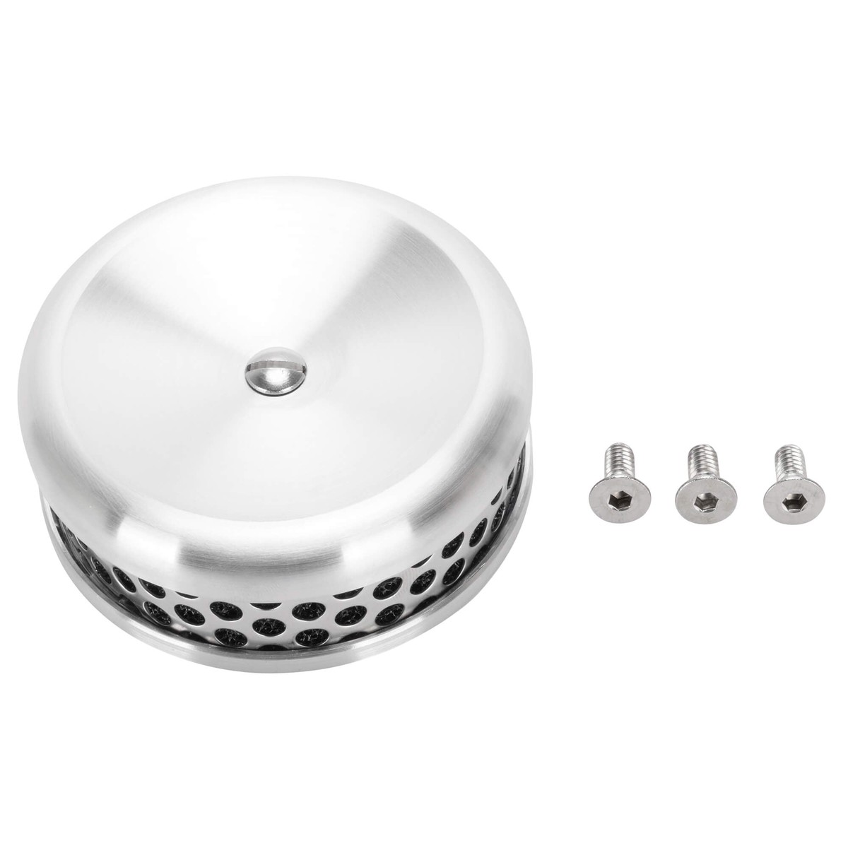 Watson 4 Air Cleaner SS Super EG Carburetor - Brushed Aluminum