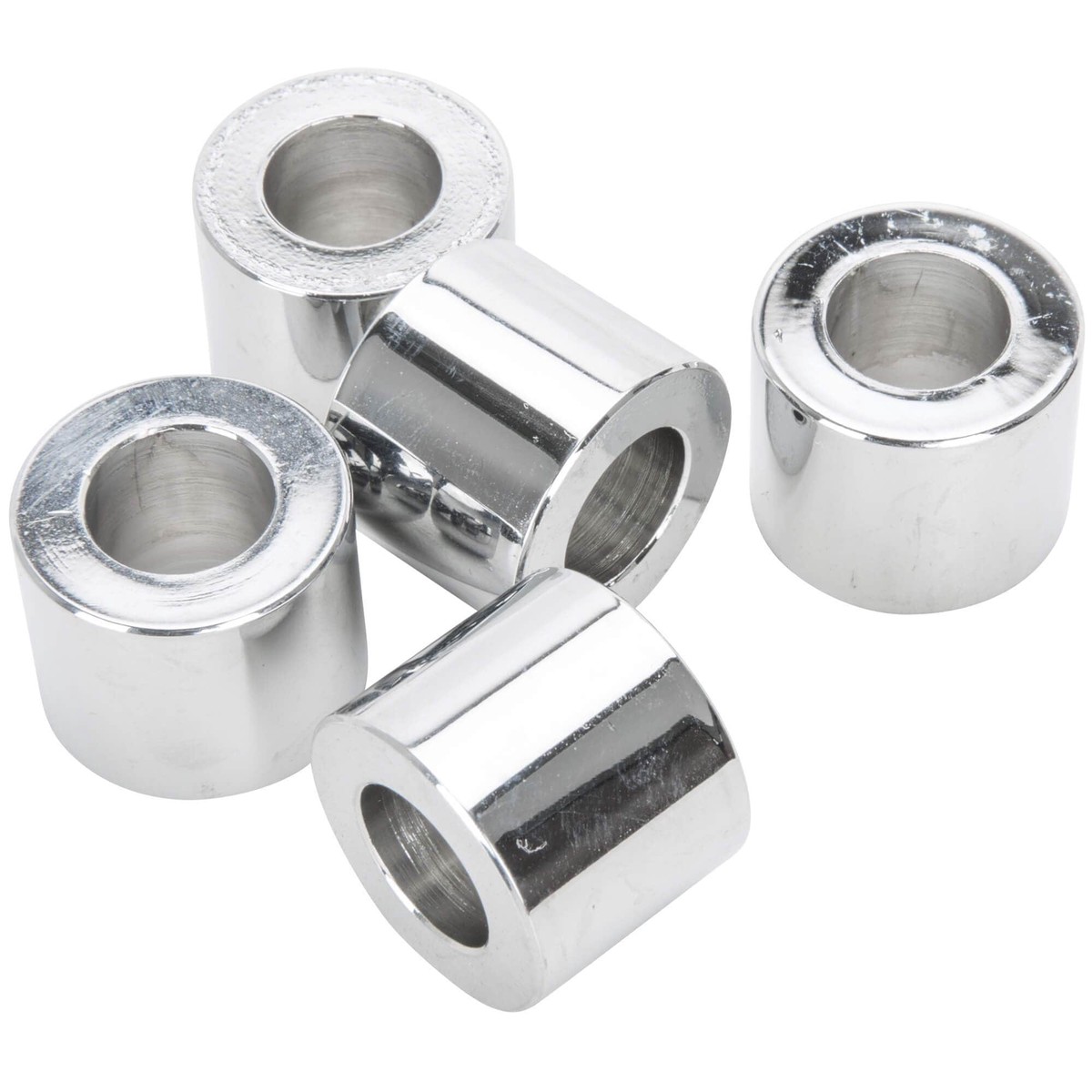 SPC-031 12 ID x 34 Length Chrome Plated Steel Universal Spacer - 5 Pack