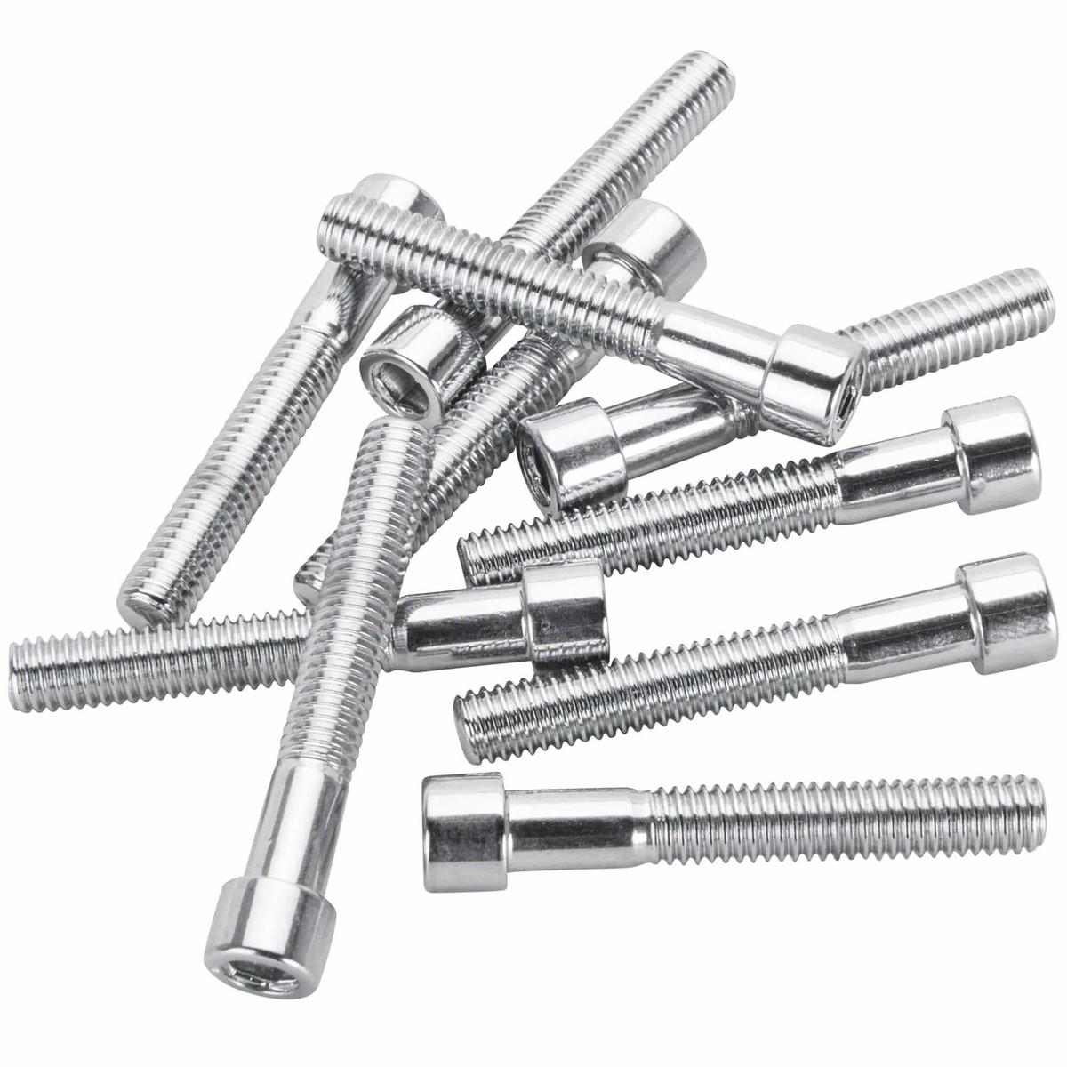 PSHC-206 14-24 x 1-58 length Polished Chrome Socket Head Allen Bolt - 10 Pack