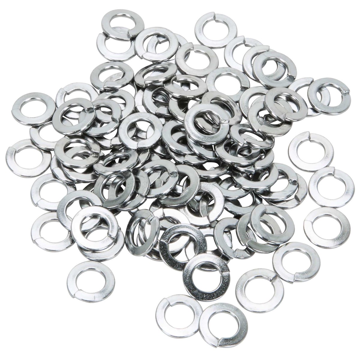 516-L-100 Lock Washers 516 inch - Bag of 100 - Chrome Plated