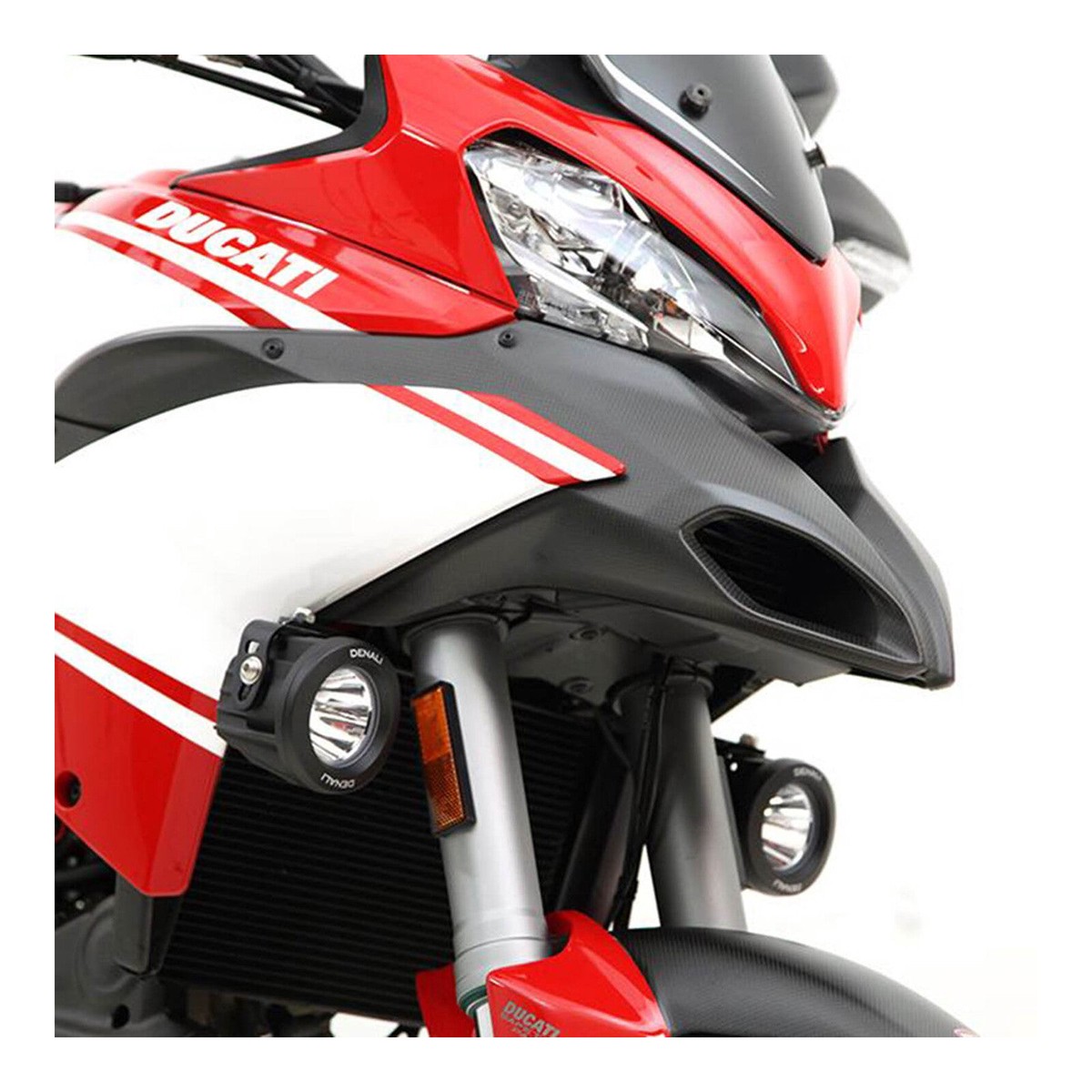 Denali Aux Light Mount Brackets - Ducati Multi 1200 (All) 10-14
