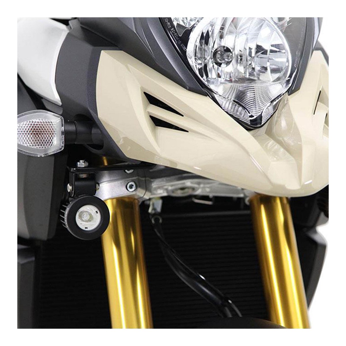 Denali Auxiliary Light Mount Bracket - Suzuki V-Strom DL1000 14-