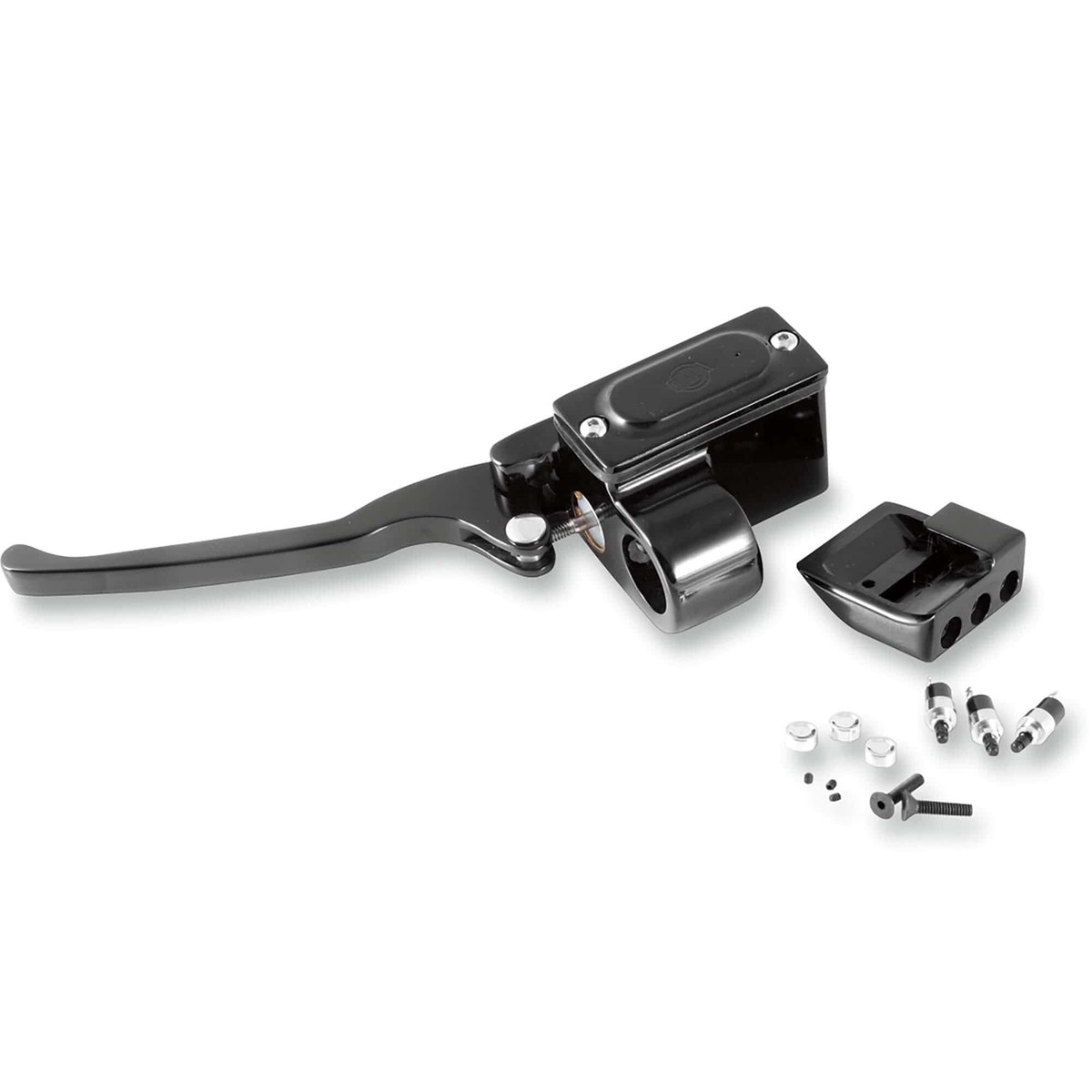 1 inch Clutch Master Cylinder Assembly with Switches - Black - 916 inch Bore