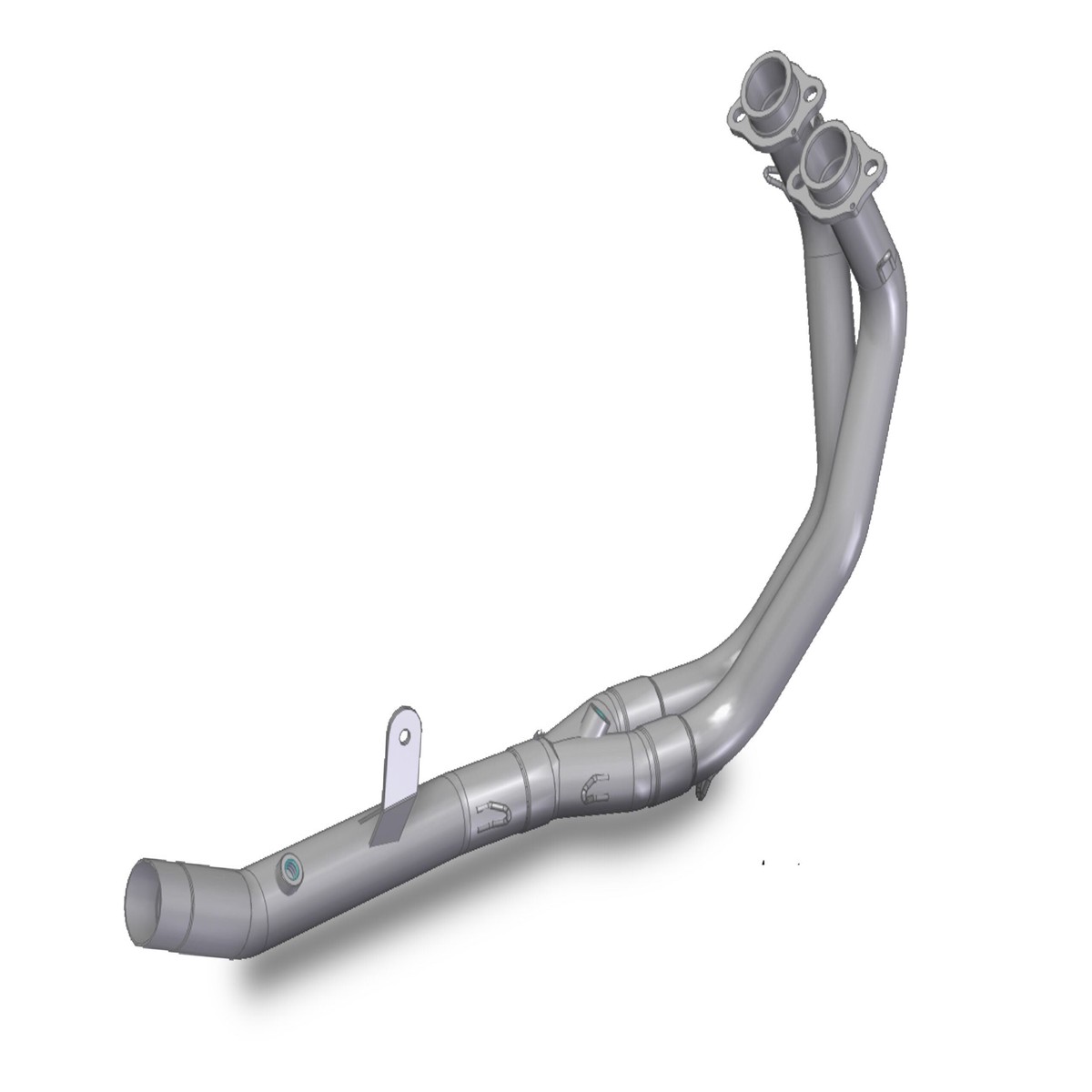 MIVV DECATALIZZATORE NO-KAT HONDA CB 500 X 2021-24