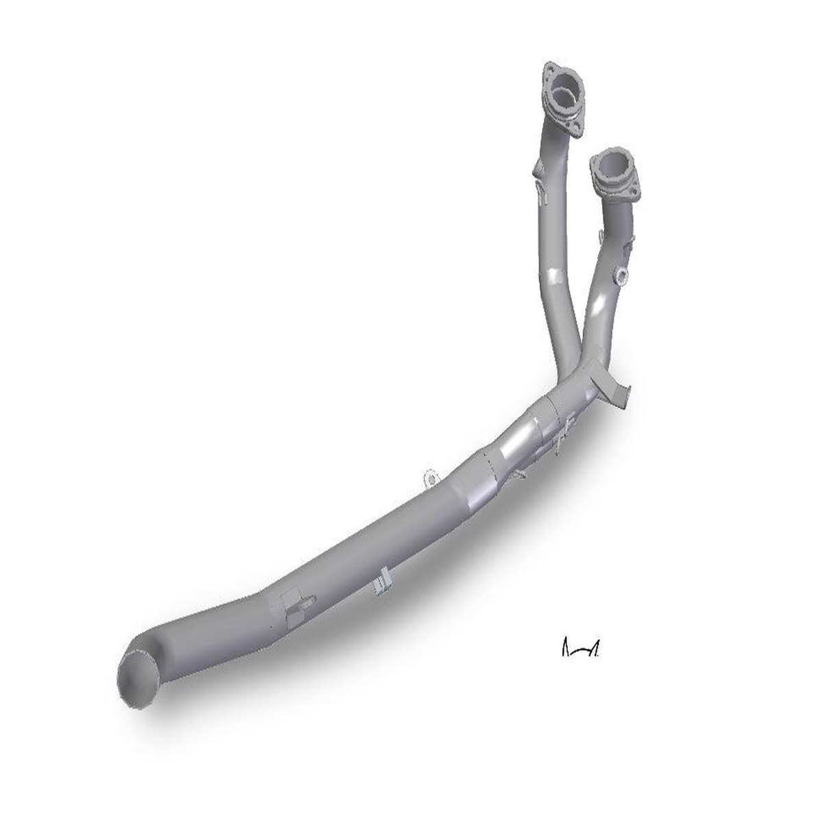 MIVV DECATALIZZATORE NO-KAT HONDA CRF 1100 L AFRICA TWIN 2020-23